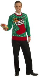 Nice Stocking Christmas Sweater, Ugly Christmas Sweater